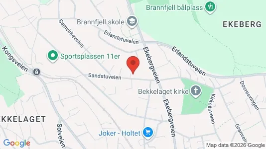 Rooms for rent i Oslo Nordstrand - kort over placeringen