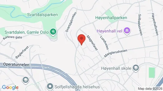 Apartments for rent i Oslo Østensjø - kort over placeringen