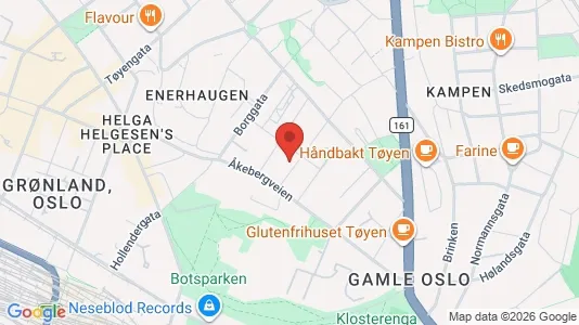 Rooms for rent i Oslo Gamle Oslo - kort over placeringen