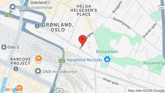 Rooms for rent i Oslo Gamle Oslo - kort over placeringen