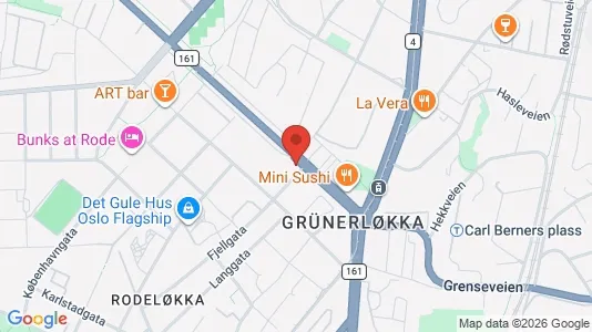 Apartments for rent i Oslo Grünerløkka - kort over placeringen