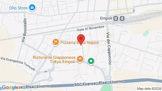 Apartments for rent i Empoli - kort over placeringen