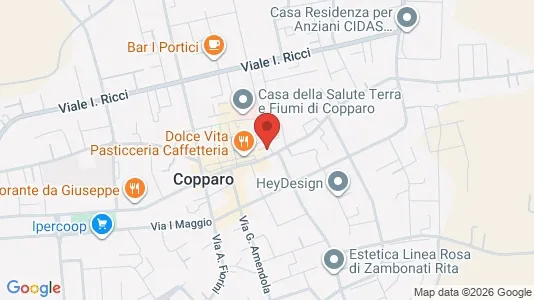 Apartments for rent i Copparo - kort over placeringen