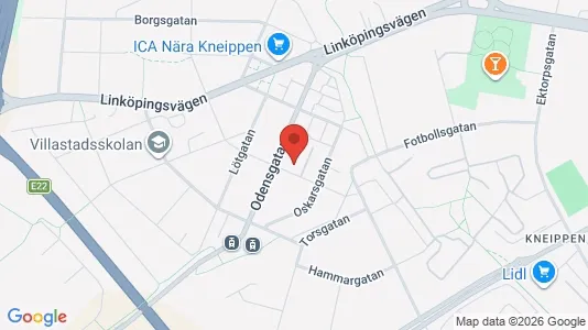 Apartments for rent i Norrköping - kort over placeringen