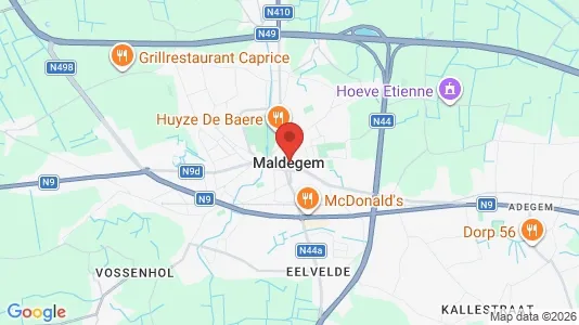 Houses for rent i Maldegem - kort over placeringen