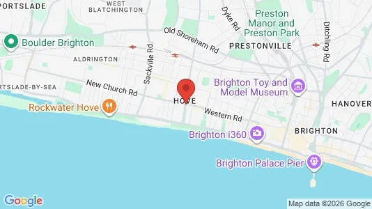 Houses for rent i Hove - East Sussex - kort over placeringen