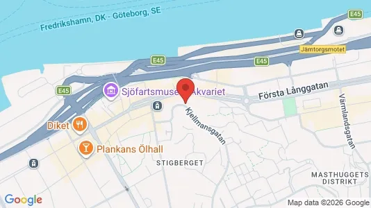 Apartments for rent i Majorna-Linné - kort over placeringen
