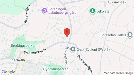Rooms for rent i Stockholm South - kort over placeringen