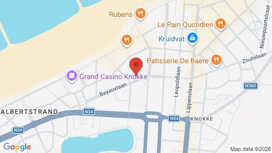 Apartments for rent i Knokke-Heist - kort over placeringen