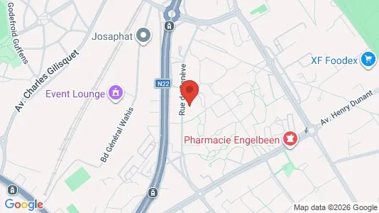 Apartments for rent i Brussels Evere - kort over placeringen