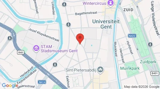 Apartments for rent i Stad Gent - kort over placeringen