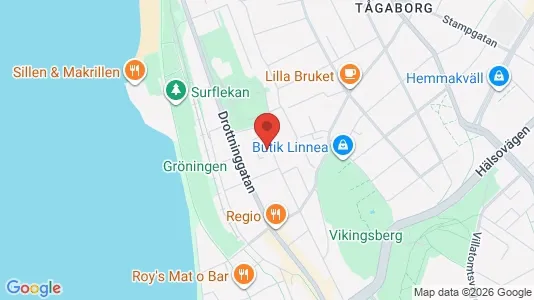 Apartments for rent i Helsingborg - kort over placeringen