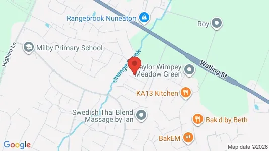 Apartments for rent i Nuneaton - Warwickshire - kort over placeringen