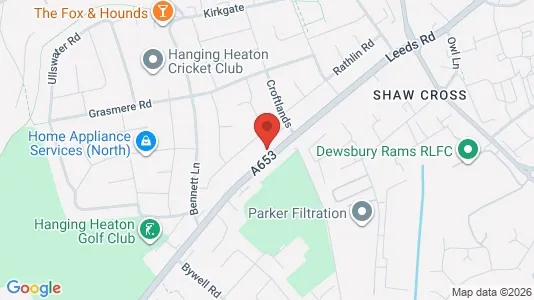 Apartments for rent i Dewsbury - West Yorkshire - kort over placeringen