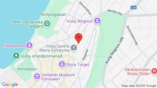 Apartments for rent i Gotland - kort over placeringen