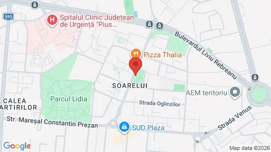 Apartments for rent i Timişoara - kort over placeringen