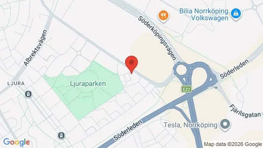 Apartments for rent i Norrköping - kort over placeringen