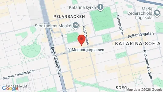Apartments for rent i Södermalm - kort over placeringen