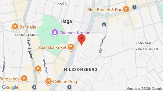 Apartments for rent i Gothenburg City Centre - kort over placeringen