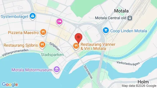 Apartments for rent i Motala - kort over placeringen