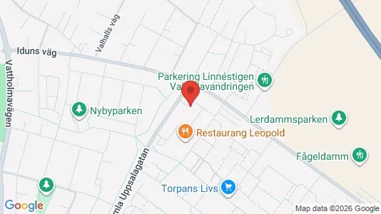 Apartments for rent i Uppsala - kort over placeringen