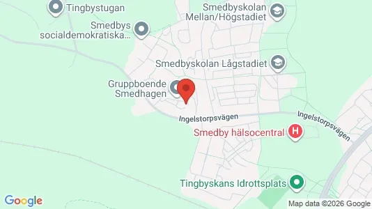 Rooms for rent i Kalmar - kort over placeringen