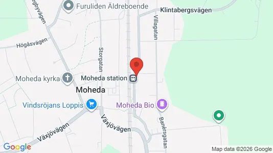 Apartments for rent i Alvesta - kort over placeringen