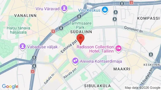 Apartments for rent i Tallinn Kesklinna - kort over placeringen