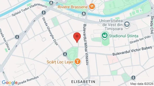 Apartments for rent i Timişoara - kort over placeringen