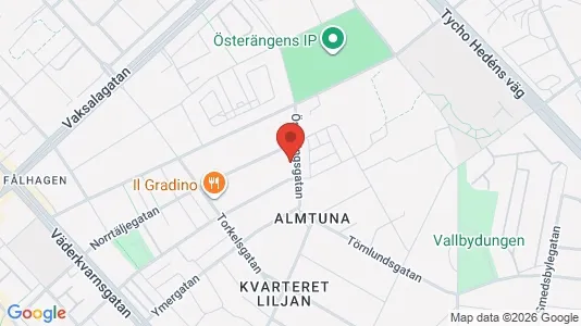 Apartments for rent i Uppsala - kort over placeringen