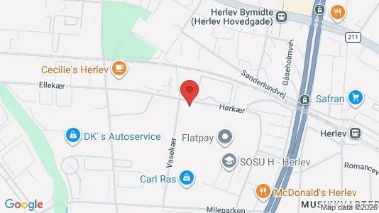 Apartments for rent i Herlev - kort over placeringen