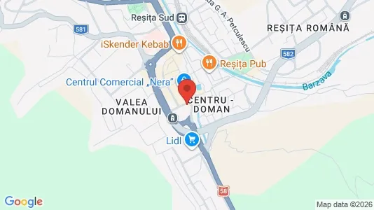 Apartments for rent i Reşiţa - kort over placeringen