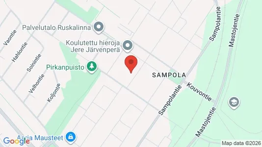 Apartments for rent i Pori - kort over placeringen