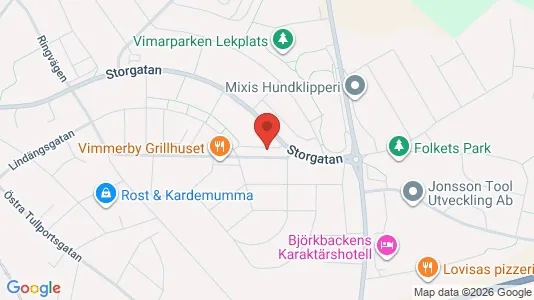 Apartments for rent i Vimmerby - kort over placeringen