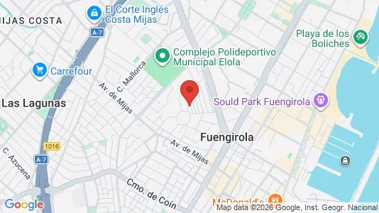 Apartments for rent i Fuengirola - kort over placeringen