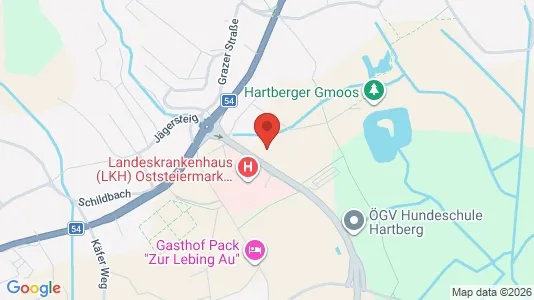 Apartments for rent i Grafendorf bei Hartberg - kort over placeringen
