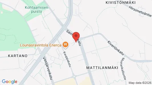 Apartments for rent i Lahti - kort over placeringen