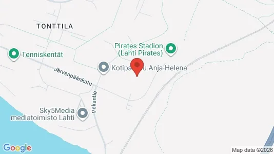 Apartments for rent i Lahti - kort over placeringen