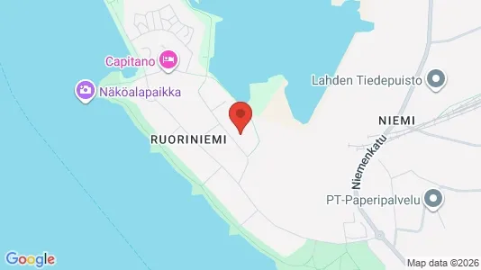 Apartments for rent i Lahti - kort over placeringen