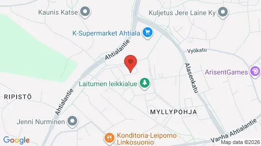 Apartments for rent i Lahti - kort over placeringen