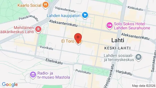 Apartments for rent i Lahti - kort over placeringen