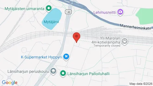 Apartments for rent i Lahti - kort over placeringen