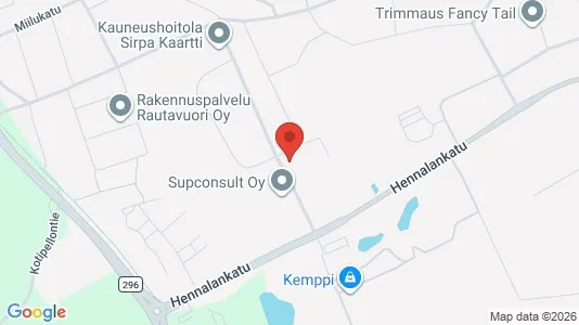 Apartments for rent i Lahti - kort over placeringen