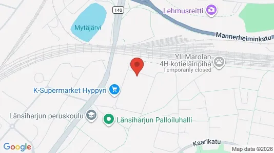 Apartments for rent i Lahti - kort over placeringen