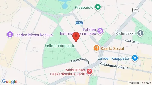 Apartments for rent i Lahti - kort over placeringen