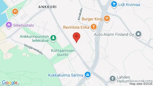 Apartments for rent i Lahti - kort over placeringen