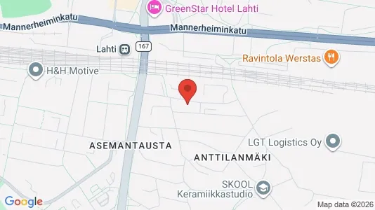 Apartments for rent i Lahti - kort over placeringen