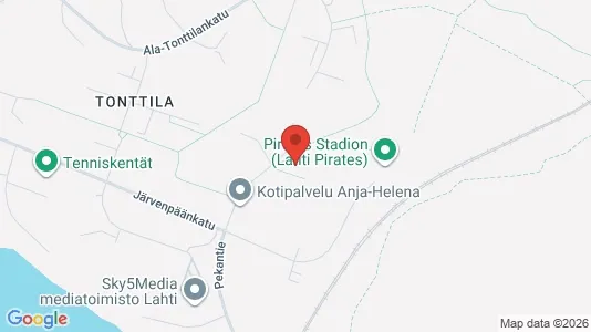 Apartments for rent i Lahti - kort over placeringen