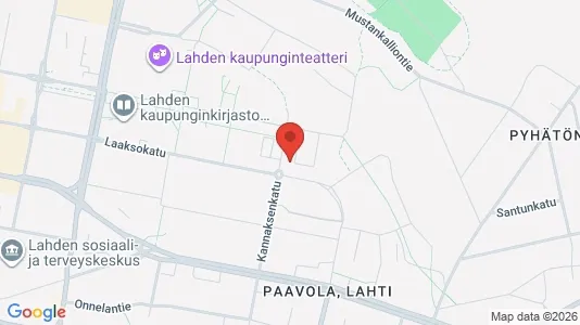 Apartments for rent i Lahti - kort over placeringen