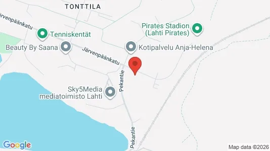 Apartments for rent i Lahti - kort over placeringen